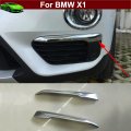 Kaitian 2pcs Abs Chrome Front Fog Light Lamp Frame Molding Cover Trim Strip Decorative Emblems Up For Bmw X1 2016 2017 2018