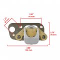 Caltric Front Left Right Brake Caliper With Pads Compatible Polaris Xplorer 250 2001 2002