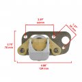 Caltric Front Left Right Brake Caliper With Pads Compatible Polaris Xplorer 250 2001 2002