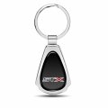 Ipick Image For Ford F-150 Stx 4x4 Black Dome Chrome Metal Teardrop Key Chain Keychain Official Licensed