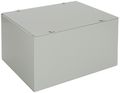 Bud Industries Jb-3959 Steel Nema 1 Sheet Metal Junction Box With Lift-off Screw Cover 8 Width X 10 Height 6 Depth Gray Finish 