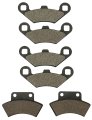Front And Rear Brake Pads For Polaris Xpress 300 1996 1997 1998 1999 