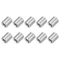 10 Pcs Stainless Steel Spacers 4mm Id X 8mm Od 10mml 304 Bushing Screw Standoff Unthreaded Round Spacer For 3 16 Or M4 Screws 
