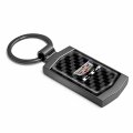 Ipick Image For Cadillac Ct4 Logo Real Black Carbon Fiber Gunmetal Case Key Chain Keychain Exclusive Official Licensed