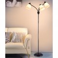 Dinglilighting Dllt Modern Reading Floor Lamp 3-light With Adjustable Flexible Gooseneck Tree Standing For Living Room Bedroom 
