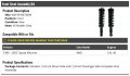 Front Strut And Coil Spring Assembly Kit Set Of 2 Compatible With 1996-2002 Toyota 4runner 4wd 3 4l V6