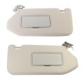 Sun Visor With Lamp Left Right Replacement For Infiniti 2014-2017 Qx60 2013-2018 Pathfinder 
