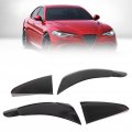 Alfa Romeo Giulia 952 2017 Upward Car Taillight Cover Rear Tail Lamp Decorative Protection Trim Transparent Gray