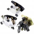Caltric Front And Rear Brake Caliper With Pads Compatible Yamaha Banshee 350 Yfz350 1990-2006