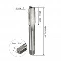 Uxcell 4pcs Metric Thread Taps M10 X 1 5 H2 High Speed Steel Straight Flutes Machine Screw Threading Tapping Repair Tools