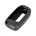 X Autohaux Tpu Car Smart Key Remote Flip Fob Cover Shell Protective Case For Jeep Carbon Fiber Pattern