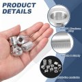 10pcs Aluminum Spacer 3 4 Od X 8 Id 1-1 16 Length Screw Standoff Bushing Plain Finish Unthreaded Round Metal For Screws Bolts
