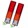 Polarlander Boat Atv Truck Trailer 1 Pair Led Stop Rear Tail Brake Light Indicator Lamp 10-30v