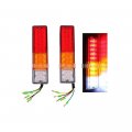 Polarlander Boat Atv Truck Trailer 1 Pair Led Stop Rear Tail Brake Light Indicator Lamp 10-30v