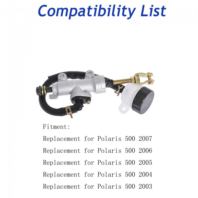 Rear Brake Master Cylinder Pump Replacement For Polaris 500 2003-2007