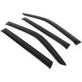 Side Window Deflectors 4 Piece Set For Nissan Frontier Crew Cab 2022 2023 In Channel Rain Guards With Smoked Tint And Adhesive 