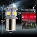 Ruiandsion 1156 Light Bulbs 2pcs 6v Ba15s Led Rv Lights Warm White 5050 12smd For Back Up Reverse Turn Signal Tail Non-polarity