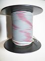 Gray Red Striped Automotive Gxl Copper Wire 16 Ga Awg Gauge Truck Motorcycle Rv General Purpose Defferent Lengths Available