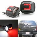 Led License Plate Light Replacement For 1999-2004 Nissan Xterra 1998-2004 Frontier Oem Fit 6000k 18-smd Canbus Error Free Xenon
