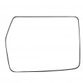 Ocpty Left Side Mirror Glass Heated Replacement For 2004-2010d F-150 2006-2008 For Lincoln Mark Lt Chrome