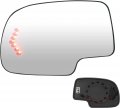 Driver Left Side Heated Mirror Glass Replacement For 2003-2006 Cadillac Escalade Chevy Avalanche Silverado Suburban Tahoe Gmc 