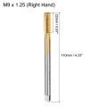 Metric Thread Tap M9 X 1 25 H2 110mm Straight Flute Screw Milling Machine Taps Threading Tapping Repair Tool
