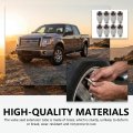 27mm Brass Tire Valve Stem Extensions For Cars Electric Scooters And Motorcycles Silver Caps Pressure Control 8 Pieces