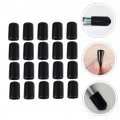 Uonlytech 60pcs Wire Protection Cap Rubber Bumper End Caps Screw Tips Covers Round Dust Cover Tube Bolt Thread Set Soft