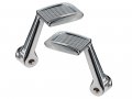 Auto Krafters Compatible Replacement For Chrome-plated Interior Door Handles 1963-64 Galaxie 500 Xl Pair Ebc3az-6222600cpr 