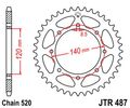 Jt Sprockets Jtr487 38 39-tooth Steel Rear Sprocket 