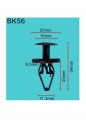 Autobahn88 Rivet Clip Compatible With Buick Oem 11571109 Pack Of 20