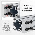 8020 6136 10 Series Access Hole Drill Jig For X 2 T-slot Aluminum Extrusion 80 20 Tools 