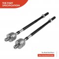 A-premium Set Of 6 Front Sway Bar Link Inner Outer Tie Rod End Compatible With Hyundai Accent 2000 2001 2002 2003 2004 2005