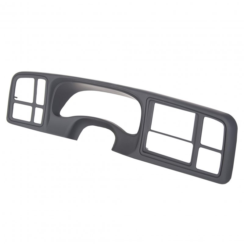 Double Din Dash Cover Kit For 1999-2002 Chevrolet Silverado Avalanche Tahoe Gmc Sierra Yukon Matte Black Radio Replacement