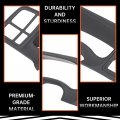 Double Din Dash Cover Kit For 1999-2002 Chevrolet Silverado Avalanche Tahoe Gmc Sierra Yukon Matte Black Radio Replacement