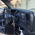 Double Din Dash Cover Kit For 1999-2002 Chevrolet Silverado Avalanche Tahoe Gmc Sierra Yukon Matte Black Radio Replacement