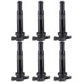 Set Of 6 Ignition Coils Uf554 For Hyundai Santa Fe 2 7l007 2009 And Kia Optima 2 2006 2007 3 Pins Coil Packof 6 Ignition Coils