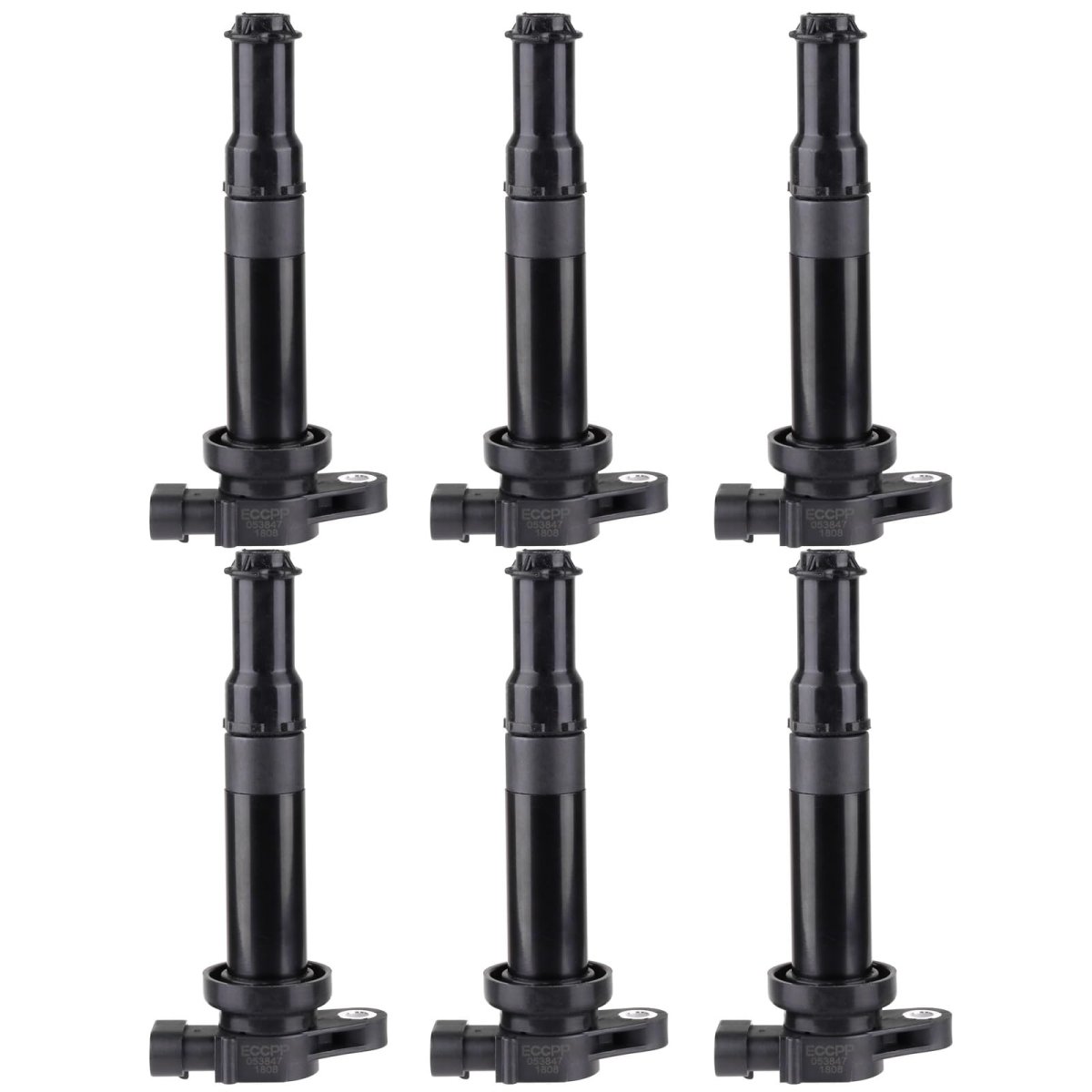 Set Of 6 Ignition Coils Uf554 For Hyundai Santa Fe 2 7l007 2009 And Kia Optima 2 2006 2007 3 Pins Coil Packof 6 Ignition Coils