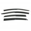 Freemotor802 Tape-on Window Visors For 2015-2019 Hyundai Sonata Side Wind Deflectors Rain Guards Vent Mugen Style Smoke Tinted 