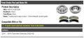 Front Semi-metallic Brake Pad And Rotor Kit For 2011-2019 Chevy Silverado 2500 Hd