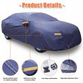 Uxcell 3xl Purple Car Cover Outdoor Weather Waterproof Breathable Scratch Rain Snow Heat Resistant 490 X 180 160cm