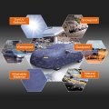 Uxcell 3xl Purple Car Cover Outdoor Weather Waterproof Breathable Scratch Rain Snow Heat Resistant 490 X 180 160cm