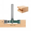Uxcell 1 4 Shank T Slot Router Bit 3 8 Cutting Depth With 2 To Collet Adapter Flute Carbide Tipped Wood Milling Cutter