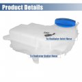 X Autohaux Coolant Radiator Reservoir Tank 8e0121403a Overflow Expansion Bottle With Cap And Sensor For Audi A4 Quattro