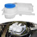 X Autohaux Coolant Radiator Reservoir Tank 8e0121403a Overflow Expansion Bottle With Cap And Sensor For Audi A4 Quattro