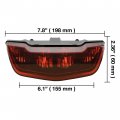 Sautvs Atv Red Led Tail Light Assembly For Honda Trx 420 500 Rear Brake Stop Lamp Fa Rancher Foreman 2007-2022 Accessories 1pcs