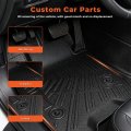 3pcs Car Floor Mats For Colorado And Canyon Crew Cab 2023 2026 Front Rear Tpe Black Vehicle Specific Fit