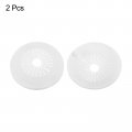 Uxcell Pipe Cover Decoration 2pcs 30mm-55mm Pp Plastic Escutcheon Collar Water Drain Line White