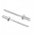 Blind Rivets 304 Stainless Steel Pull Core Decoration 3 2mm Diameter 9mm Grip Length Close End Silver Tone 25pcs 