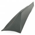 Hecasa Trunk Spoiler Compatible With 1967-1968 Pontiac Firebird Chevrolet Camaro Rear Lid Wing Splitter Painted Gray